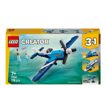Klocki LEGO® LEGO Creator 31160 Statek powietrzny: samolot wyścigowy